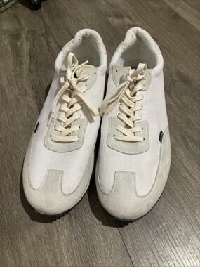 CLAE Sneakers Mens Size 13 White Canvas Cushioned Padded Comfort Casual